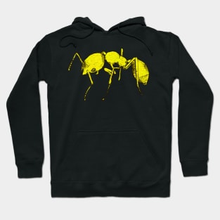 Ants Bright Yellow Sketch Hoodie